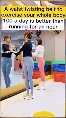 Tummy Twister Waist Losing Disc - Black