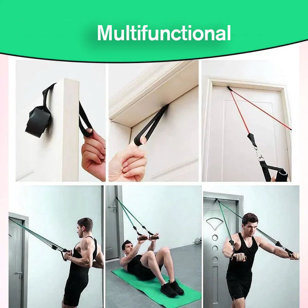 🔥 Premium 11-Piece Resistance Band Set